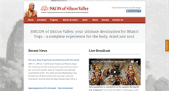 Desktop Screenshot of iskconsiliconvalley.com
