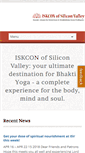 Mobile Screenshot of iskconsiliconvalley.com